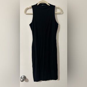 Classic Black Sleeveless Women’s Dress - Bodycon